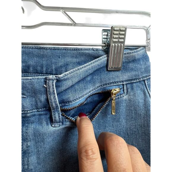 J. McLaughlin Stretch Denim Jeans Light Wash Zip Pockets - Picture 4 of 10